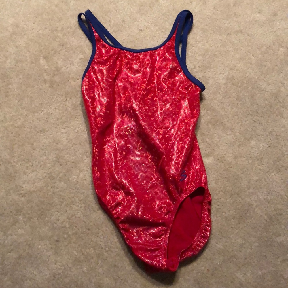 Red Gymnastics Leotard